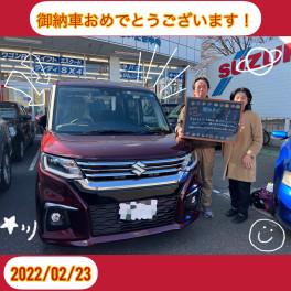 ソリオのご納車です！